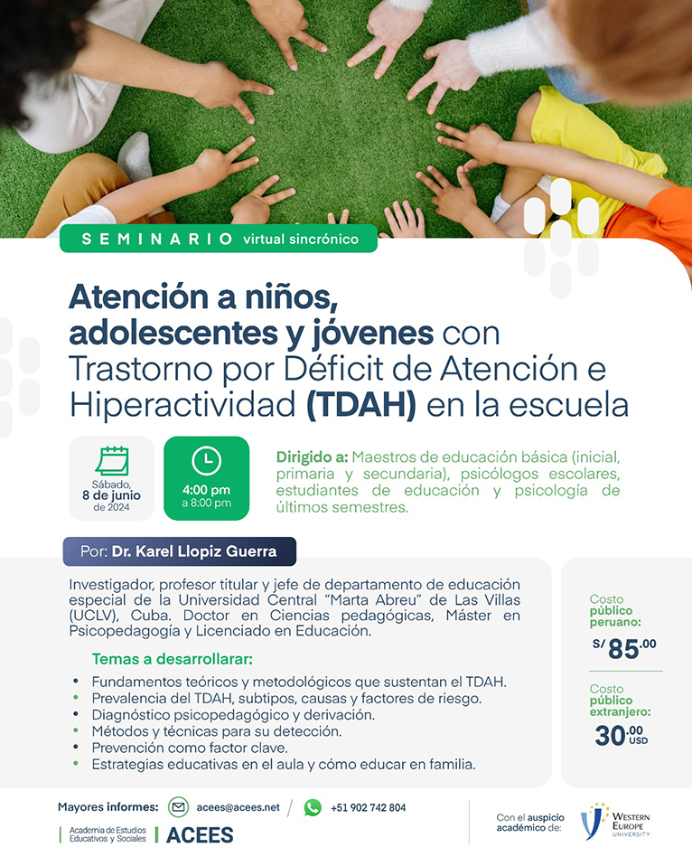 Seminario virtual TDAH